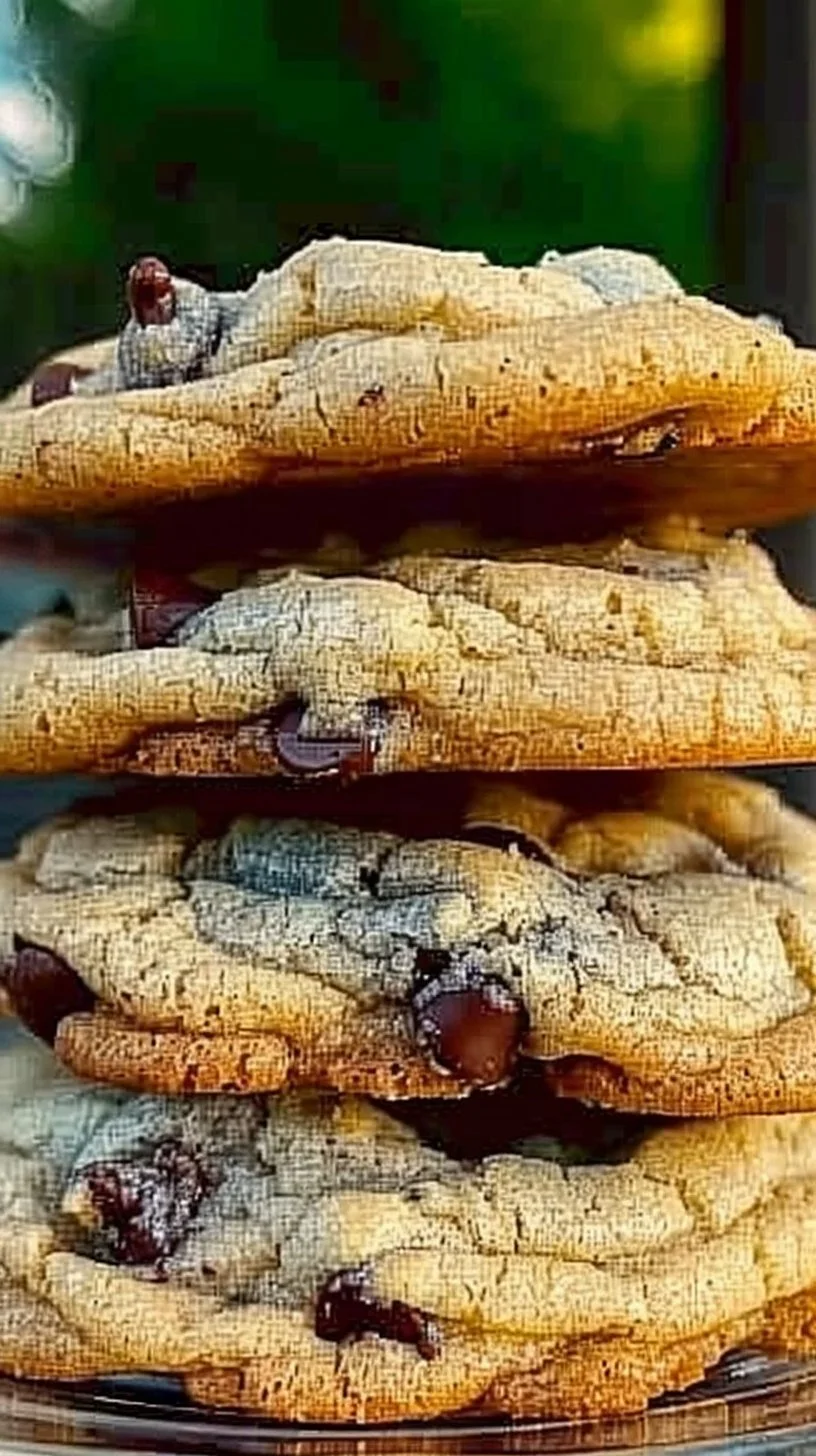 Soft-Batch Chocolate Chip Cookies 3 Freshly baked soft-batch chocolate chip cookies on a cooling rack