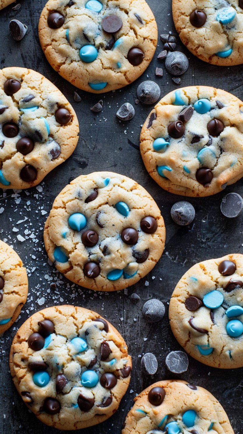 Percy Jackson Blue Chocolate Chip Cookies 4 Percy Jackson Blue Chocolate Chip Cookies