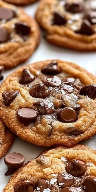 Freshly baked Vegan Chocolate Chip Cookies on a plate