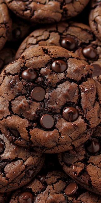 Double Chocolate Chip Cookies