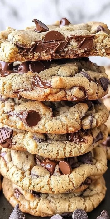 Super chunky chocolate chip cookies