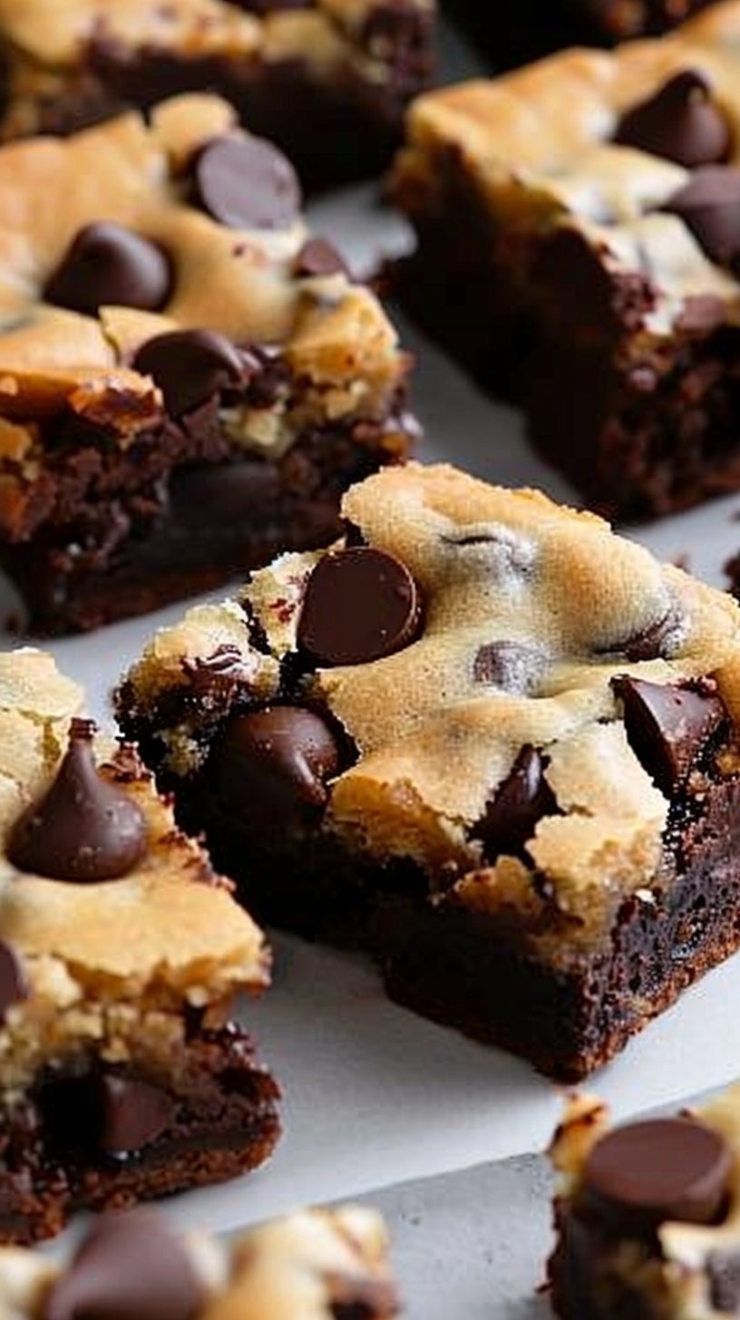 Chocolate Chip Cookie Brownies Recipe 4 Chocolate Chip Cookie Brownies Recipe