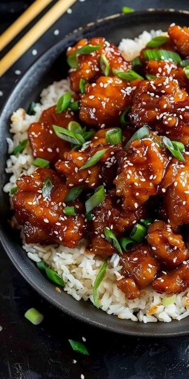 20 Minute Asian Air Fryer Sesame Chicken