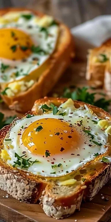 Air Fryer Egg and Cheese Toast