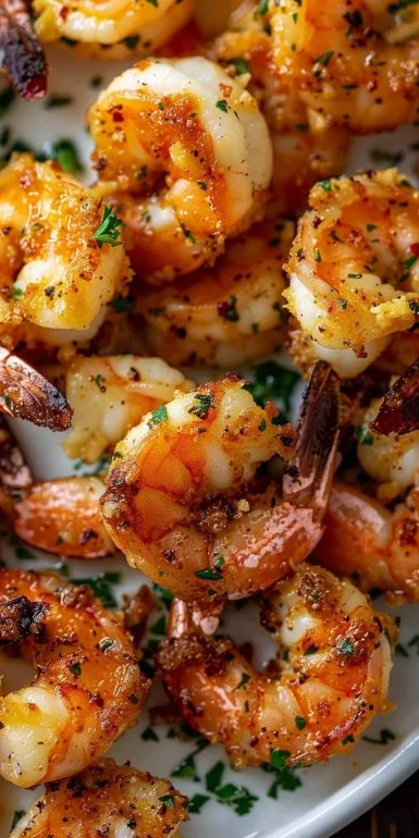 Air Fryer Garlic Parmesan Shrimp