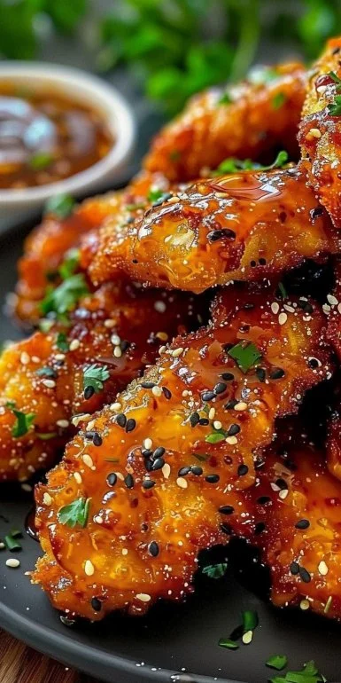 Air Fryer Honey Butter Garlic Chicken Tenders