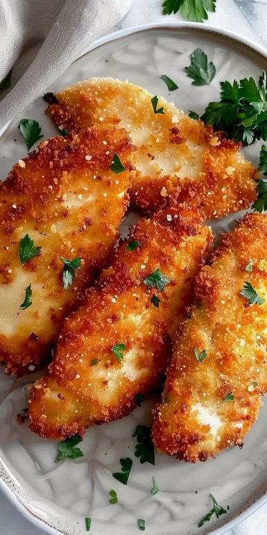 Air Fryer Parmesan Crusted Chicken