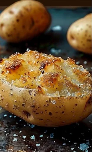 Crispy Air Fryer Baked Potato 5 Crispy Air Fryer Baked Potato