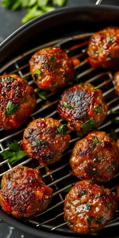 Easy Air Fryer Low Carb Meatballs 5 Easy Air Fryer Low Carb Meatballs