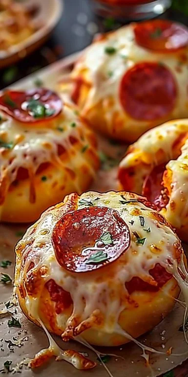 Easy Pepperoni Pizza Bombs