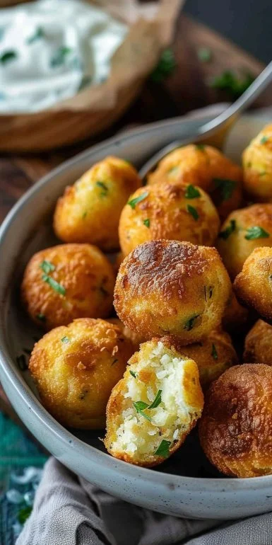 Fried Potato Balls in Air Fryer
