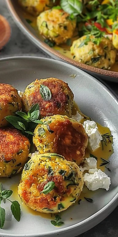 Zucchini and Feta Vegetarian Meatballs 5 Zucchini and Feta Vegetarian Meatballs